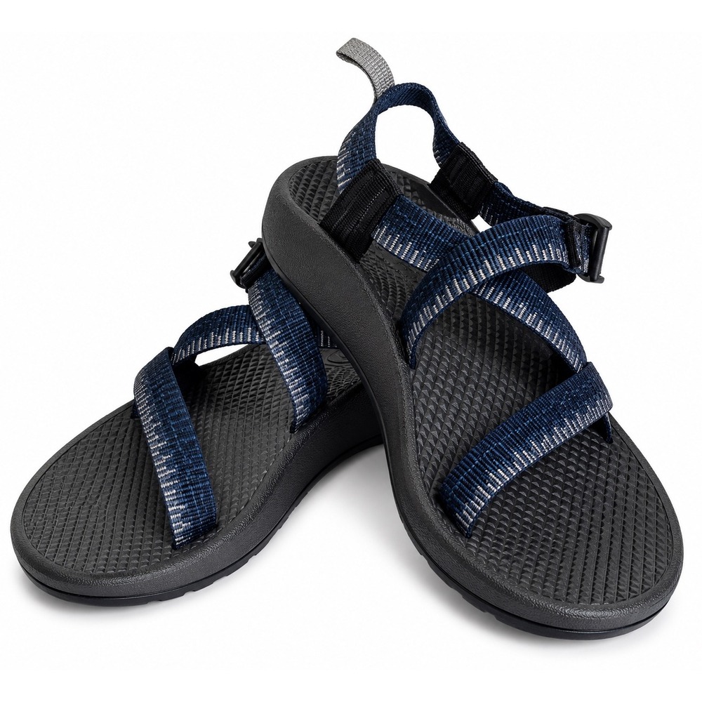 Chaco Z/1 Classic Sport Sandals Mens 6 Night Navy Excellent Hiking Water Shoes